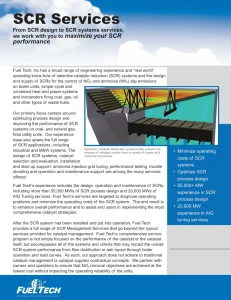 SCR Services brochure